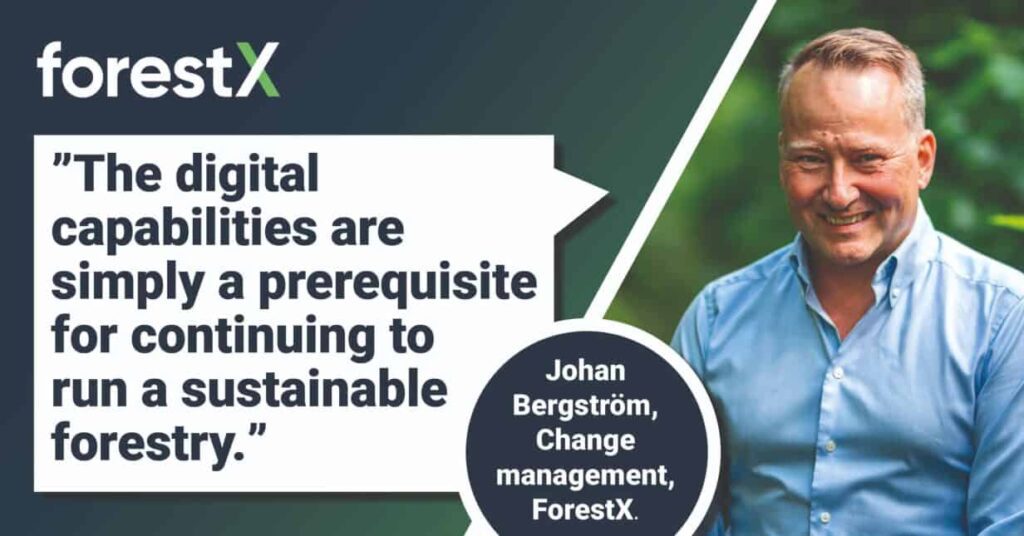 New partner to ForestX: Johan Bergström strengthens with expertise in change management