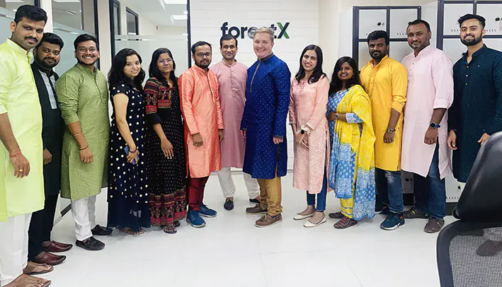 Johan Eriksson, COO, visits Pune
