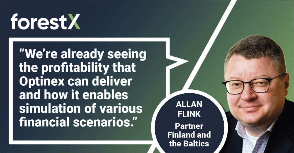 ForestX Expands: Allan Flink joins as partner with focus on Optinex in Finland and the Baltics