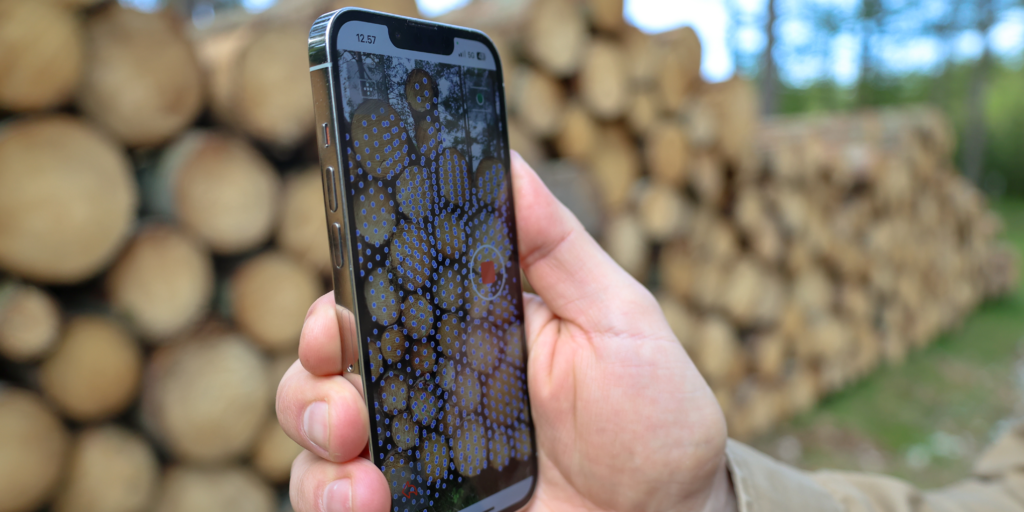 Logstack auf einem iPhone Pro